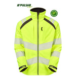 Pulsar Life LFE965 Yellow Women's GRS Recycled Hi Vis Softshell Jacket
