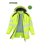 Pulsar Life LFE968 Yellow Women's GRS Recycled Insulated Waterproof Hi Vis Jacket