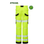 Pulsar Life LFE971 Yellow Ladies GRS Recycled 4 Way Stretch Hi Vis Combat Trouser