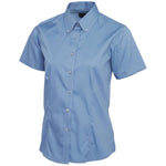 Uneek UC704 Ladies Pinpoint Oxford Short Sleeve Shirt 140g