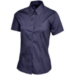 Uneek UC704 Ladies Pinpoint Oxford Short Sleeve Shirt 140g