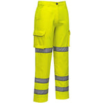 Portwest LW71 Yellow Polycotton Womens Hi Vis Trousers