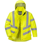 Portwest LW74 Yellow Padded Waterproof Womens Hi Vis Jacket