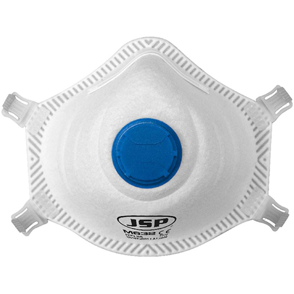 JSP M632 FFP3 Valved Moulded Disposable Masks (Pack 10) BGZ130-000-A00