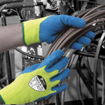 Polyco Matrix Hi Viz Thermal Work Gloves 90-MAT with Latex Palm - 10g