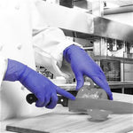 Polyco Bodyguards MFNP100 Finite P Indigo AF Nitrile Powder Free Disposable Gloves AQL1.5 (Box 100)