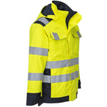 Portwest MV70 Yellow/Navy Modaflame Rain Waterproof Inherent Flame Resistant Anti Static Arc Hi Vis Jacket