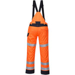 Portwest MV71 Orange/Navy Modaflame Rain Waterproof Inherent Flame Resistant Anti Static Arc Hi Vis Trouser