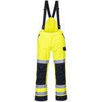 Portwest MV71 Yellow/Navy Modaflame Rain Waterproof Inherent Flame Resistant Anti Static Arc Hi Vis Trouser