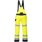 Portwest MV71 Yellow/Navy Modaflame Rain Waterproof Inherent Flame Resistant Anti Static Arc Hi Vis Trouser