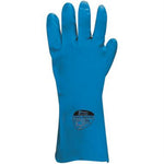 Polyco Nitri-Tech III Lite 94 Blue Flock Lined Nitrile Chemical Resistant Gauntlet 33cm