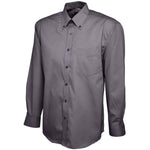Uneek UC701 Mens Long Sleeve Pinpoint Oxford Shirt