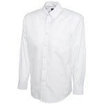 Uneek UC701 Mens Long Sleeve Pinpoint Oxford Shirt