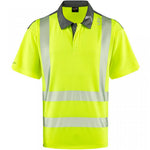 Leo Workwear Trimstone Yellow EcoViz Coolmax Performance+ Hi Vis Polo Shirt