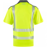 Leo Workwear Trimstone Yellow EcoViz Coolmax Performance+ Hi Vis Polo Shirt