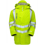 Pulsar P187-R Yellow GRS Recycled Padded Waterproof Hi Vis Storm Jacket