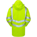 Pulsar P187-R Yellow GRS Recycled Padded Waterproof Hi Vis Storm Jacket