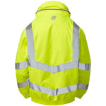 Pulsar P191 Yellow Padded Waterproof Hi Vis Bomber Jacket