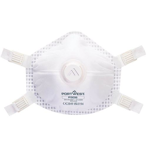 Portwest P306 FFP3DR Ultimate Valved Reusable Masks (Pack 5)