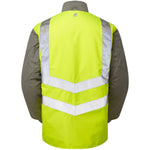 Pulsar P422-R Yellow GRS Recycled Waterproof Sleeved Hi Vis Bodywarmer