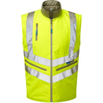 Pulsar P487-R Yellow GRS Recycled 7-in-1 Hi Vis Storm Coat c/w Interactive Bodywarmer