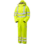 Pulsar P522-R Yellow GRS Recycled Foul Weather Hi Vis Waterproof Coverall