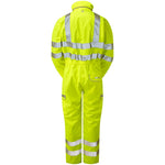 Pulsar P522-R Yellow GRS Recycled Foul Weather Hi Vis Waterproof Coverall