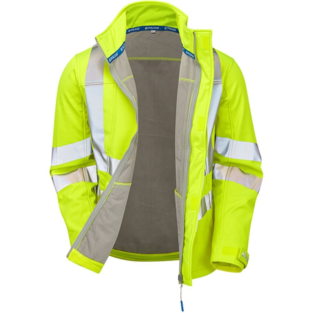 Pulsar P534 Yellow Hi Vis Softshell Jacket (3L)
