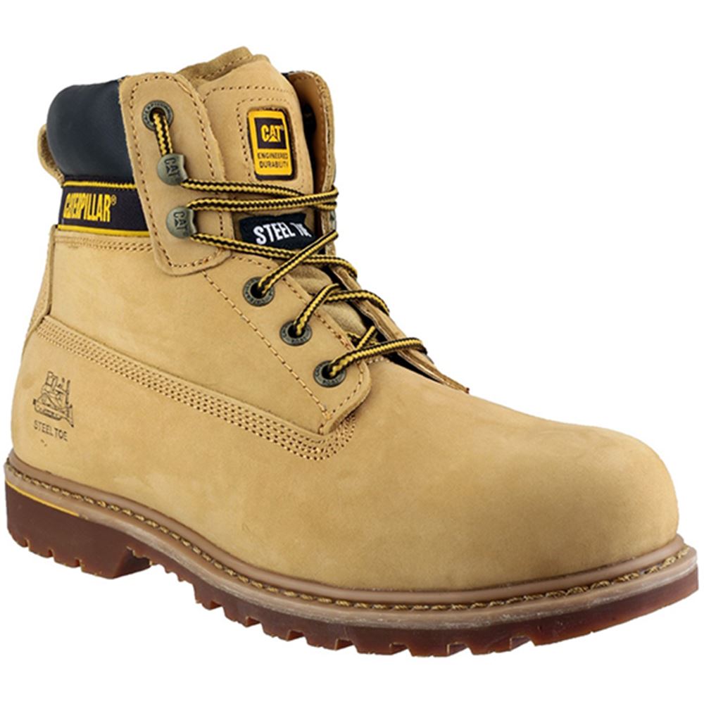 Caterpillar Holton S3 Water Resistant Safety Boots S3 HRO SRC