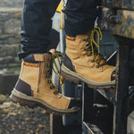 Caterpillar Premier Waterproof Wide Fit Side Zip Safety Boot S3 WR HRO SRC