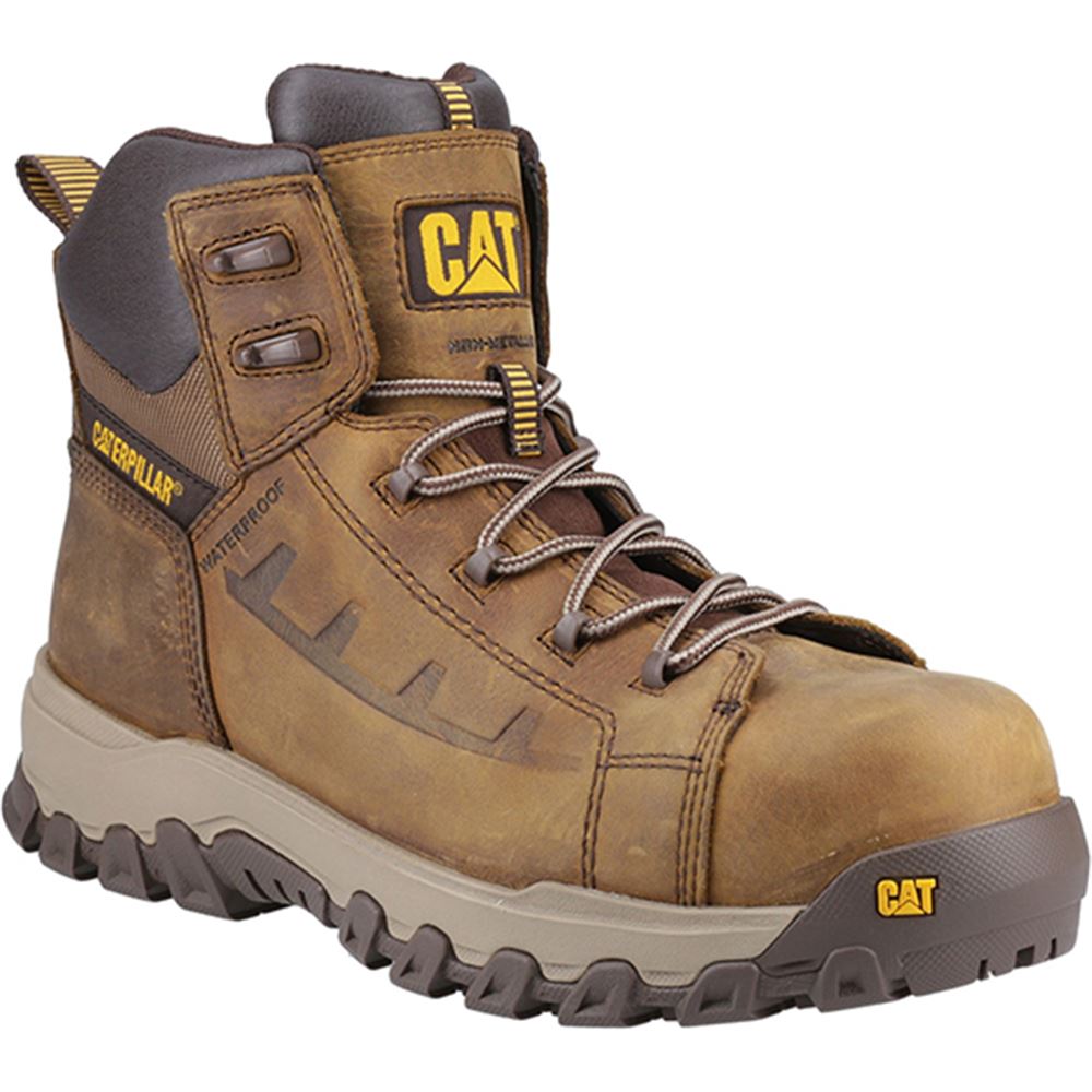 Caterpillar Threshold Metal Free Composite Waterproof Safety Boots S7L HRO FO SR