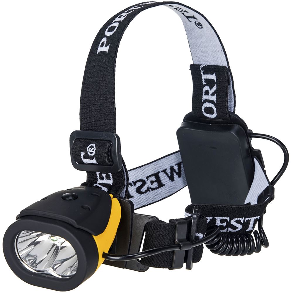 Portwest PA63 Dual Power Head Torch - 100 Lumens