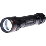 Portwest PA75 Black USB Rechargeable Torch - 600 Lumens