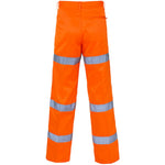 Supertouch Orange 3 Band Polycotton Hi Vis Trousers