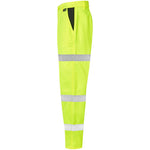 Supertouch Yellow 3 Band Polycotton Hi Vis Trousers