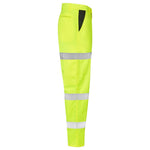 Supertouch Yellow 3 Band Polycotton Hi Vis Trousers