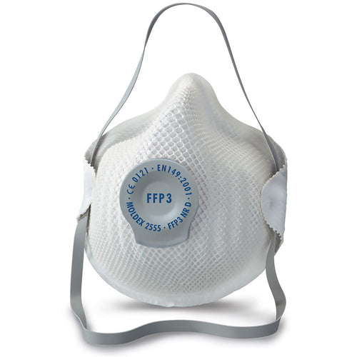 Moldex 2555 Classic FFP3D Valved Moulded Disposable Masks (Pack 20)