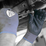 Polyco Polyflex Grip Gloves 800GR with Foamed Nitrile Dot Palm - 13g
