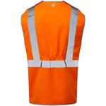 Pulsar PR145 Rail Orange Tear Apart Hi Vis Waistcoat
