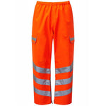 Pulsar PR503-R Rail Orange GRS Recycled Hi Vis Waterproof Over Trousers