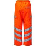 Pulsar PR503-R Rail Orange GRS Recycled Hi Vis Waterproof Over Trousers
