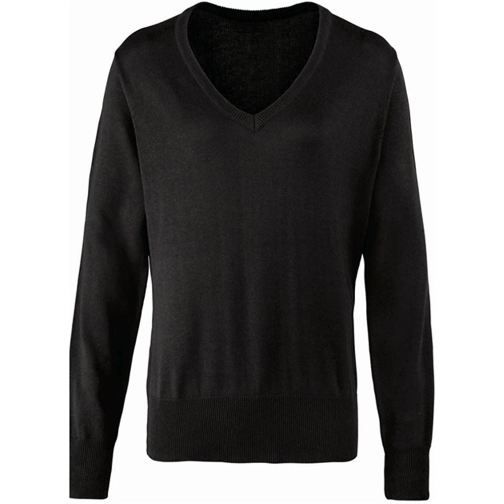 Premier PR696 Ladies Knitted V Neck Sweater