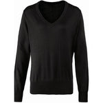 Premier PR696 Ladies Knitted V Neck Sweater