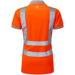 Pulsar PR701-R Rail Orange GRS Recycled Women's Hi Vis Polo Shirt