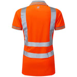 Pulsar PR701 Rail Orange Women's Hi Vis Polo Shirt
