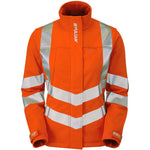 Pulsar PR707-R Rail Orange GRS Recycled Women's Hi Vis Softshell Jacket (3L)