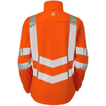 Pulsar PR707-R Rail Orange GRS Recycled Women's Hi Vis Softshell Jacket (3L)