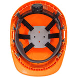 Portwest PS54 Endurance Safety Helmet with Chin Strap - Electrical Insulated Non Vented Wheel Ratchet Short Peak