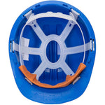 Portwest PS61 Lightweight Work Safety Helmet - Unvented Slip Ratchet Regular Peak