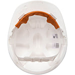 Portwest PS61 Lightweight Work Safety Helmet - Unvented Slip Ratchet Regular Peak